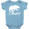 Bear Chaser Baby Onesie