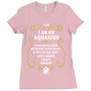 i am an aquarius Ladies Fitted T-Shirt