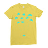 space invaders Ladies Fitted T-Shirt