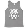 route 66 stampa bianca starda america sport Tank Top