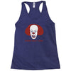 clowns aren't funny Racerback Tank