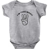 i'm this many Baby Bodysuit