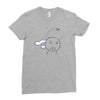 cute bunny Ladies Fitted T-Shirt