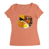 funny full english breakfast, ideal gift or birthday present Women's Triblend Scoop T-shirt