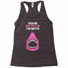 Feed Me and Tell Me I'm Pretty Baby Girl Racerback Tank