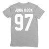 jung kook 97 Ladies Fitted T-Shirt