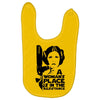 a woman's place is in the resistance Baby Bibs