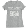 yoga class Ladies Fitted T-Shirt