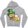 saint patrick day Zipper Hoodie