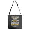 grumpy old crane operator Adjustable Strap Totes