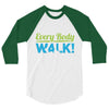 every body walk 3/4 Sleeve Shirt