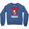 zombie  do not feed the zombies fun Crewneck Sweatshirt