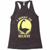 believe in nessie Racerback Tank
