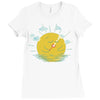 partly cloudy Ladies Fitted T-Shirt