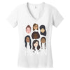 Women's March We are Human Women's V-Neck T-Shirt