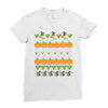 halloween ugly sweater tn featured Ladies Fitted T-Shirt