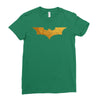 Batman Gold Logo Ladies Fitted T-Shirt