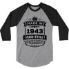 Made In 1943 And Still Awesome 3/4 Sleeve Shirt