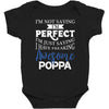 awesome poppa Baby Bodysuit