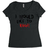 I Would  Like To Rage Women's Triblend Scoop T-shirt