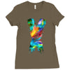 jake paul x colorful Ladies Fitted T-Shirt