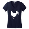 Chicken and Little Chick Women's V-Neck T-Shirt