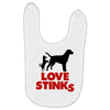 love stinks Baby Bibs