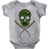 skull grass Baby Onesie
