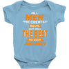 all men are created equal but only the best are born in january 1 Baby Bodysuit