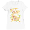 life finds a way Ladies Fitted T-Shirt