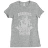 training to go super saiyan Ladies Fitted T-Shirt