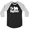 the dogfather american eskimo dog white 3/4 Sleeve Shirt