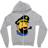 captain haddock tintin cartoon comic Zipper Hoodie