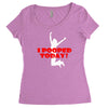 i pooped today Women's Triblend Scoop T-shirt