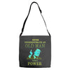never underestimate an old man with a Adjustable Strap Totes