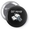 mickey mouse gangster get money Pin-back button