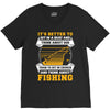 Sit In Church And Think About Fishing V-Neck Tee