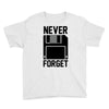 never forget floppy disk Youth Tee