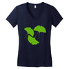ginkgo leaves Women's V-Neck T-Shirt