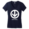 montreal metro Women's V-Neck T-Shirt