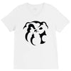 dog face V-Neck Tee