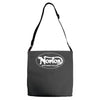 vintage motorcycle norton Adjustable Strap Totes