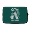 it's 7am somewhere Laptop sleeve
