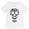 loco coco skul V-Neck Tee