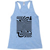 optical illusion Racerback Tank
