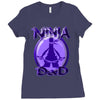 ninja dad Ladies Fitted T-Shirt