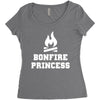 Bonfire Princess Women's Triblend Scoop T-shirt