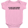 clients think i'm working web site Baby Bodysuit