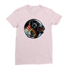 daft yin yang Ladies Fitted T-Shirt