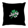 Lucky Irish Baby Throw Pillow